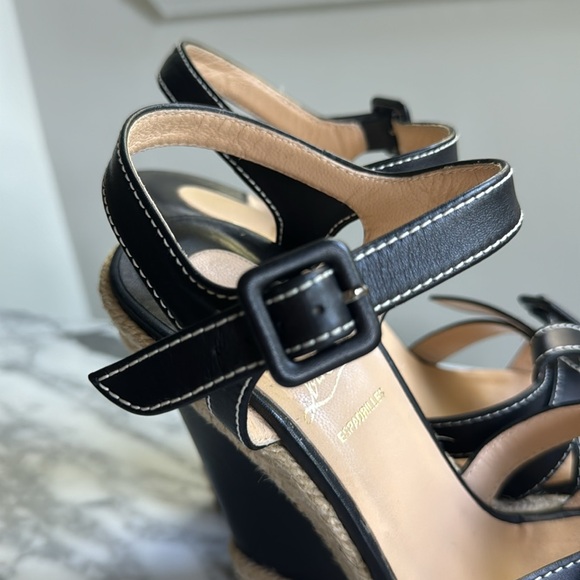 Christian Louboutin colorblock wedges size 38 - Picture 7 of 10